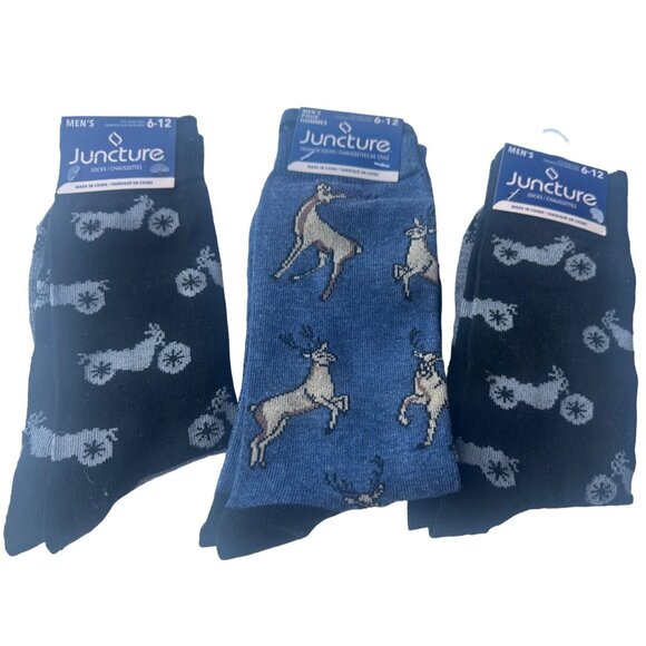 3 Pairs Greenbrier Intl, Inc. Juncture Men's Fashion Socks Shoe Size 6-12 (READ) - Picture 14 of 14